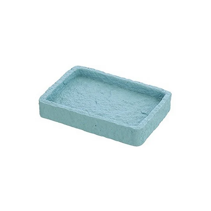Porta sapone rettangolare effetto pietra - Sabbia