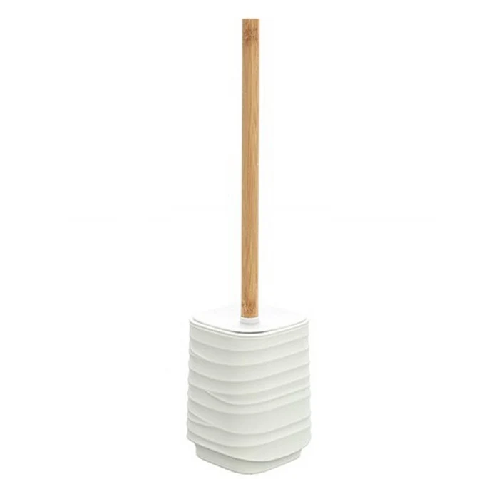 Porta scopino in plastica ABS e bamboo - Alabama