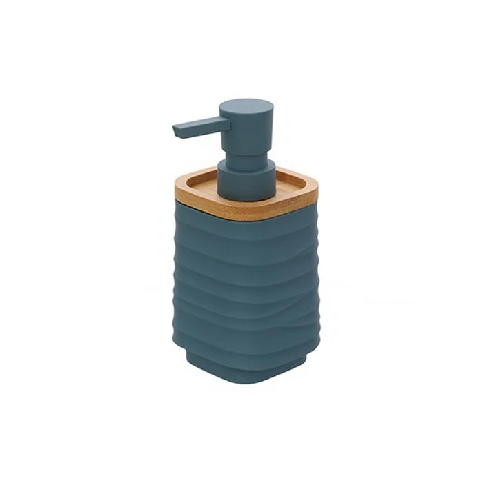 Dispenser per sapone in ABS e bamboo - Alabama