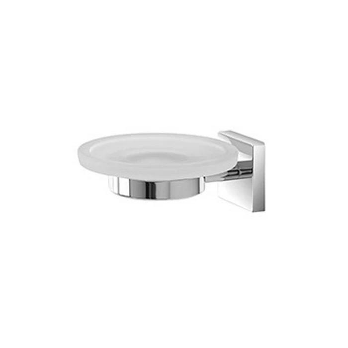 Porta sapone in acciaio cromato e vetro - Easy