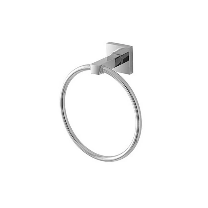 Porta salviette ad anello in cromall - Rock
