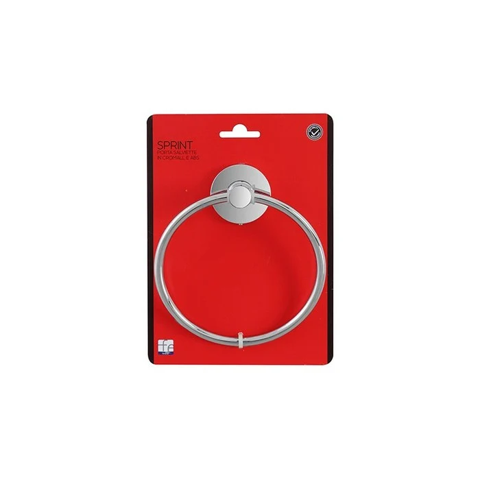 Porta salviette ad anello in cromall - Sprint