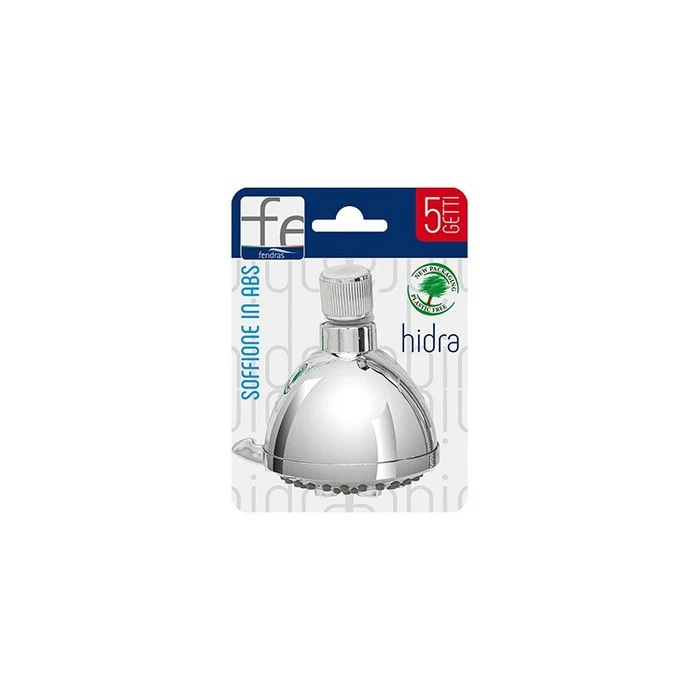 Soffione doccia in ABS cromato 5 funzioni - Hidra