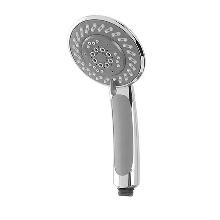 Doccetta in ABS cromo grigio 5 funzioni - Hidra