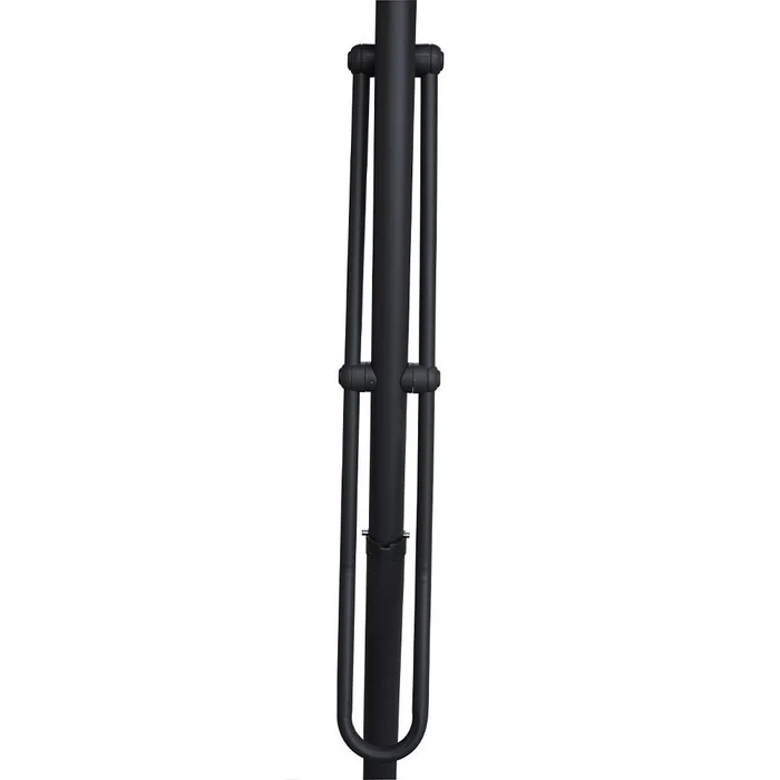 Ombrellone push-up da giardino con anti-vento a palo laterale 300 cm - Aurora