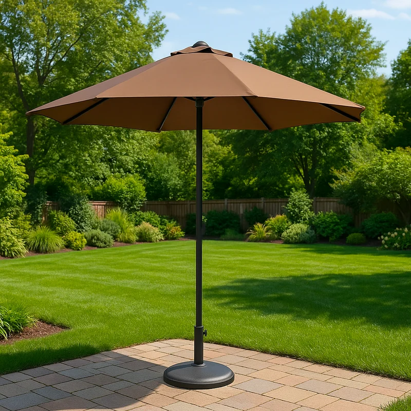 Ombrellone pop-up da giardino con anti-vento a palo centrale 230 cm - Shade