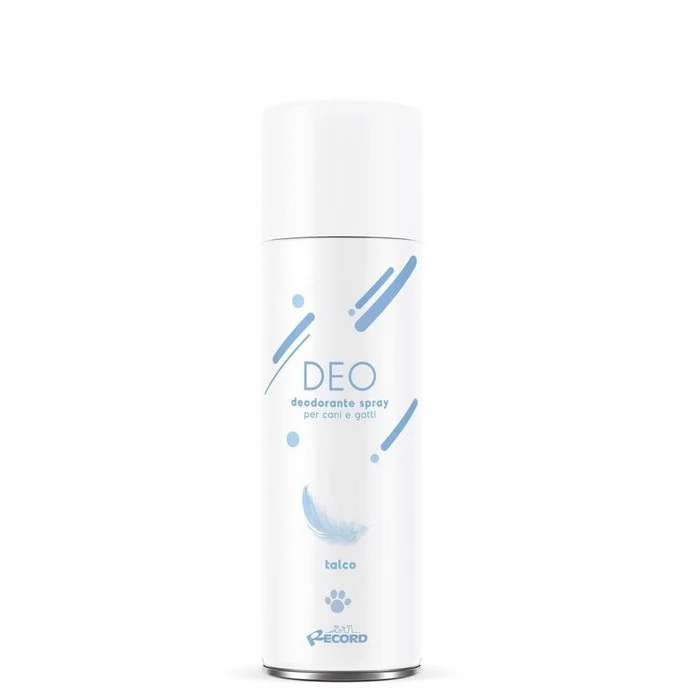 Deodorante per cani e gatti spray al talco