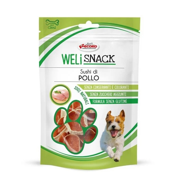 Sushi di pollo per cani 75 g - Weli snack