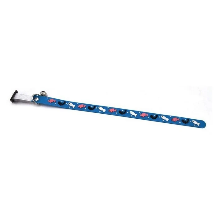 Collare per gatti in gomma con campanellino 30 cm