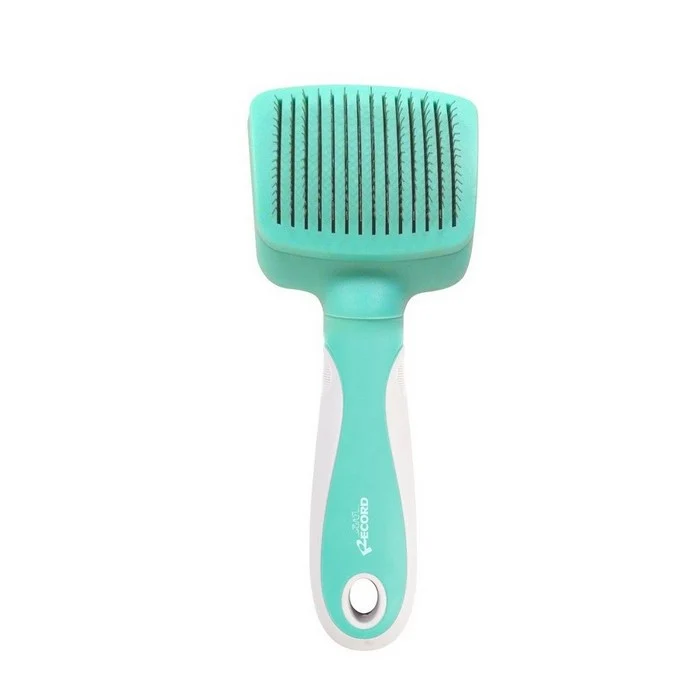 Cardatore per animali autopulente con punte in acciaio inox - Hairmony