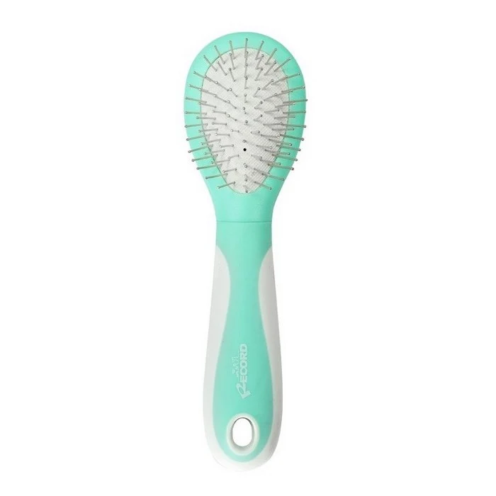 Spazzola doppia con setole e punte in acciaio al carbonio per animali - Hairmony