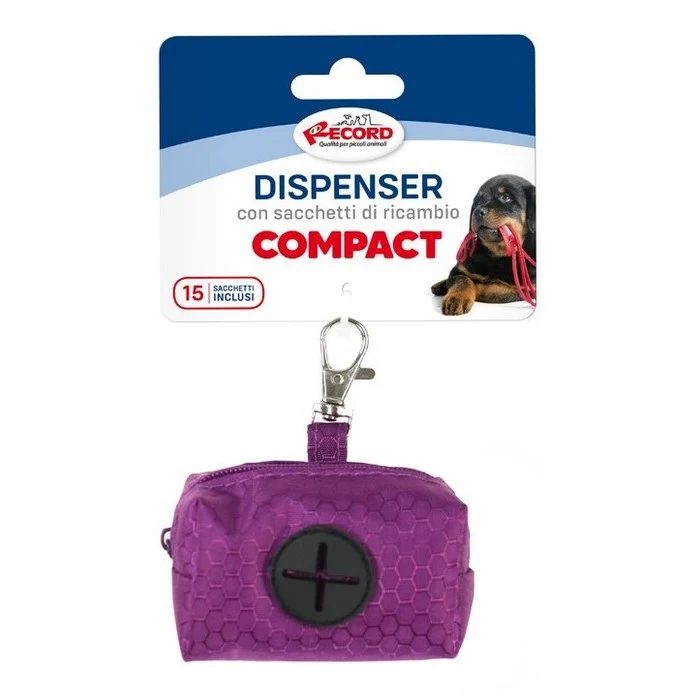 Dispenser sacchetti igienici per cani in tessuto - Compact