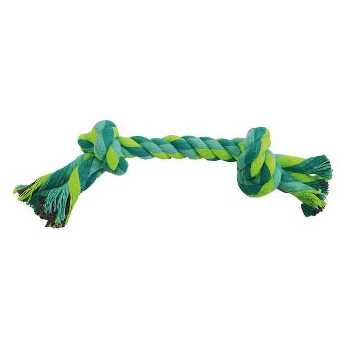 Osso in cotone alla menta per cani