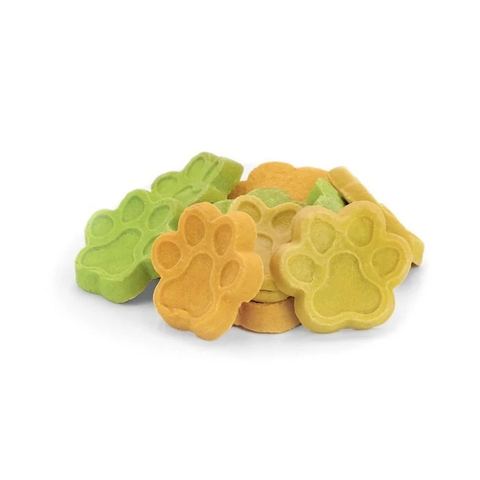 Biscotti per cani zampotti alla verdura - BiscoRe
