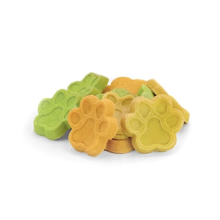 Biscotti per cani zampotti alla verdura - BiscoRe