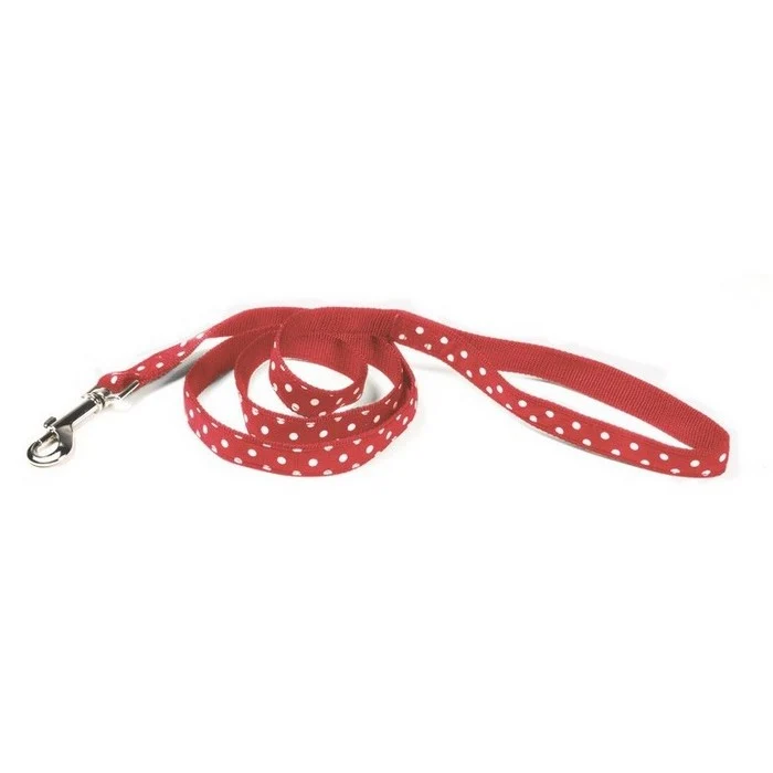 Guinzaglio per cani in nylon con pois M - Pois