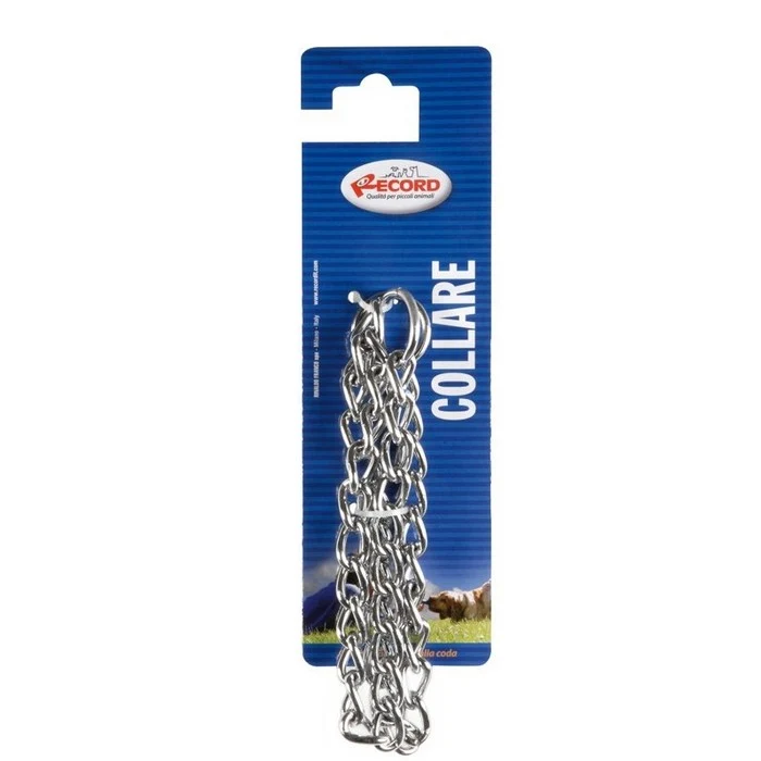 Collare per cani con catena a strozzo in acciaio