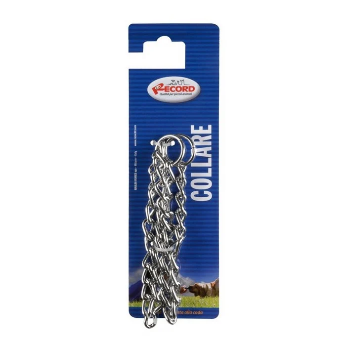 Collare per cani con catena a strozzo in acciaio