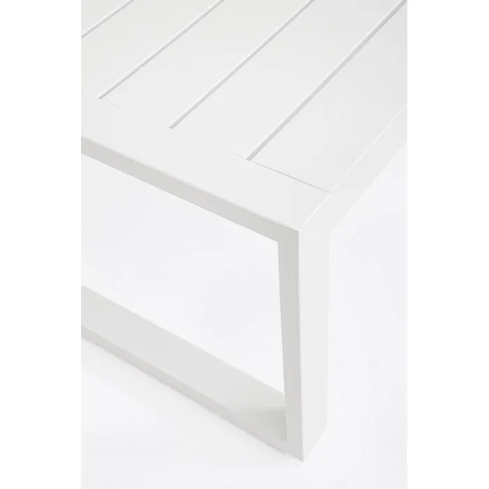 Set da giardino con divano, poltrone e tavolino in alluminio - Kallen