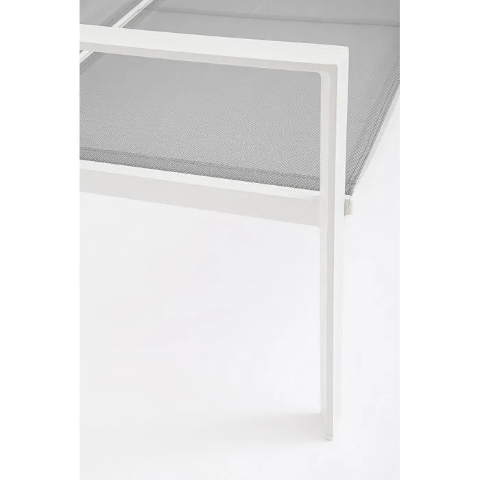 Set da giardino con divano, poltrone e tavolino in alluminio - Kallen