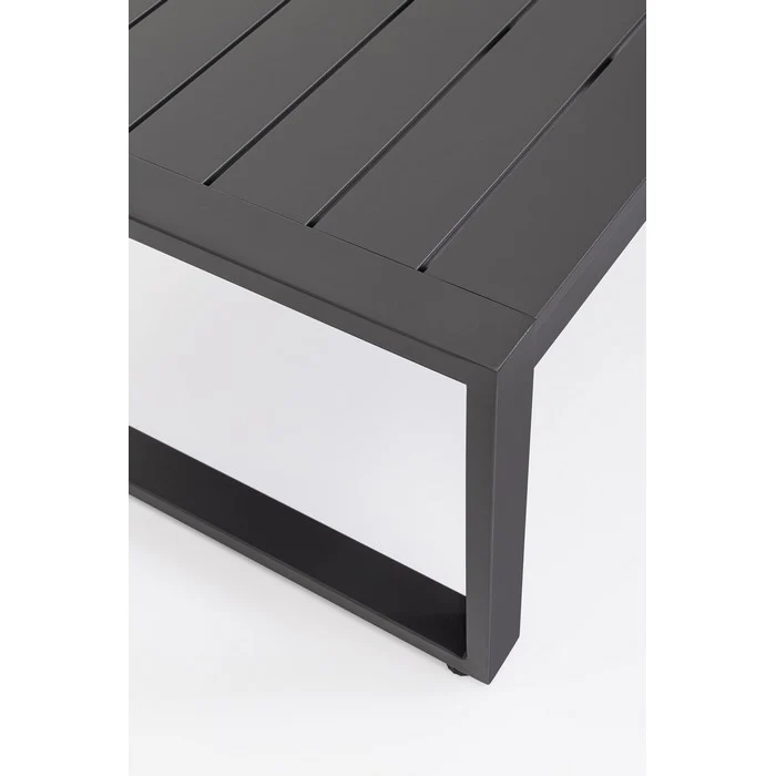 Set da giardino con divano, poltrone e tavolino in alluminio - Kallen