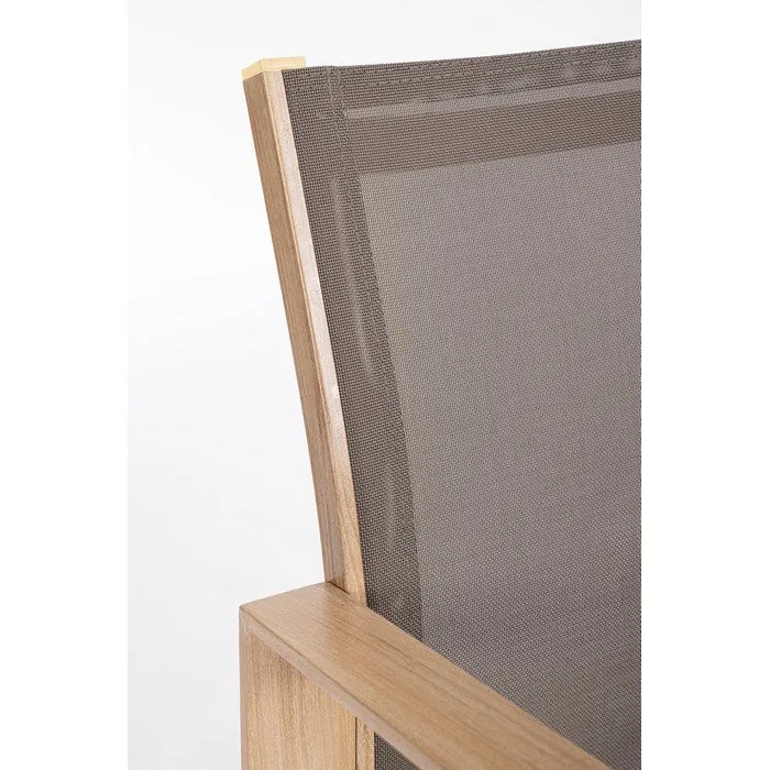 Set da giardino con divano, poltrone e tavolino in alluminio - Kallen