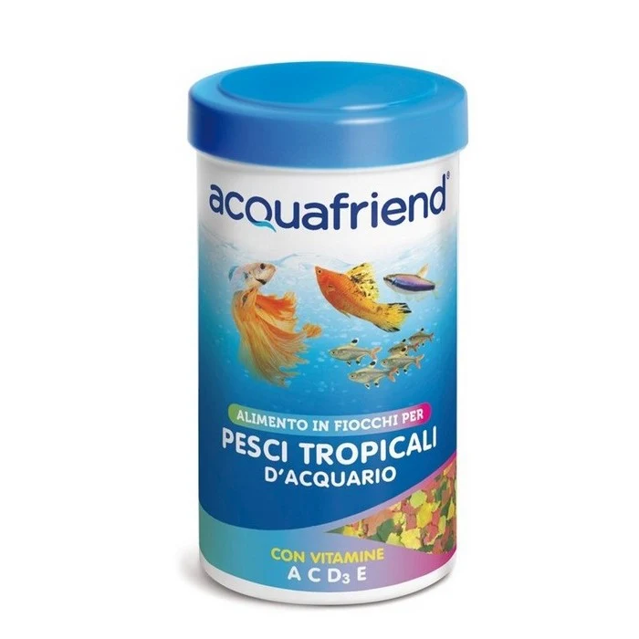 Mangime in fiocchi per pesci tropicali 250 ml - Acquafriend