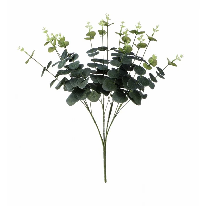 Ramoscello artificiale con foglie per decorazione 48 cm