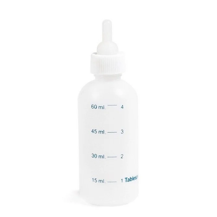 Biberon per animali in plastica da 60 ml