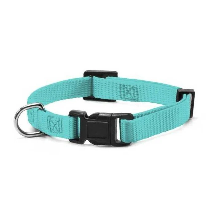 Collare per cani in nylon con clip di chiusura in plastica M