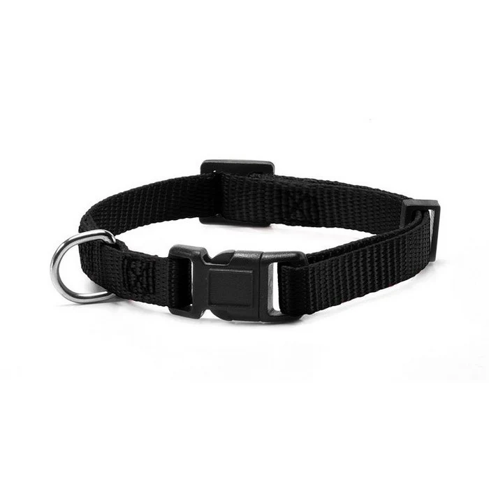 Collare per cani in nylon con clip di chiusura in plastica XS