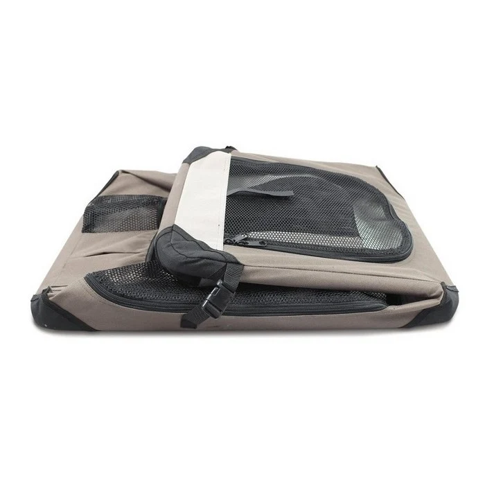 Gabbia water-resistant ripiegabile in tessuto per trasporto cani