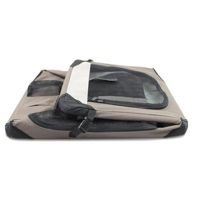 Gabbia water-resistant ripiegabile in tessuto per trasporto cani