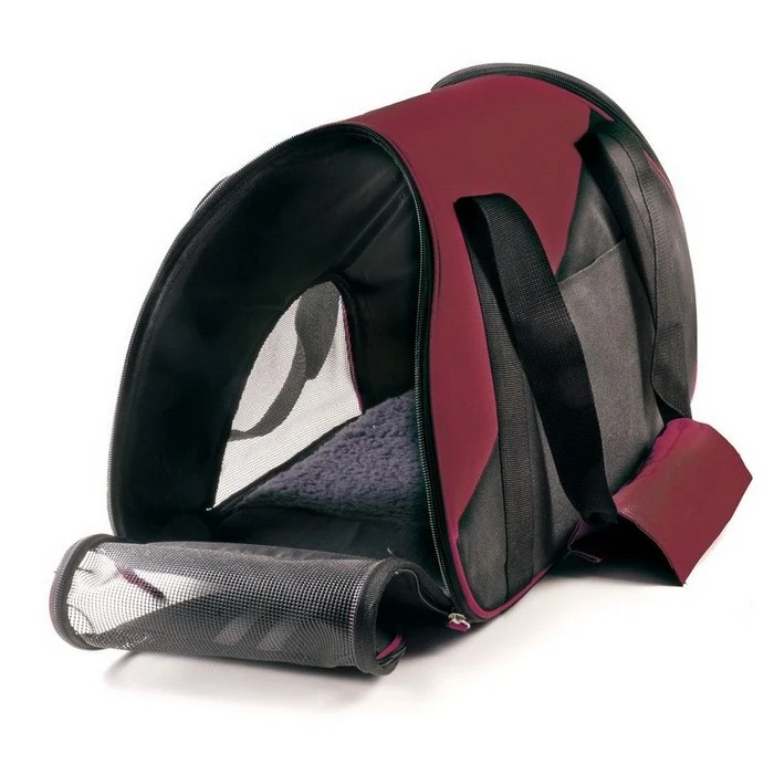 Trasportino tasca tracolla zip in tessuto per cani e gatti - Sporty