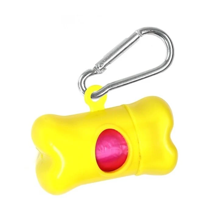 Micro dispenser per sacchetti igienici per cani - Osso