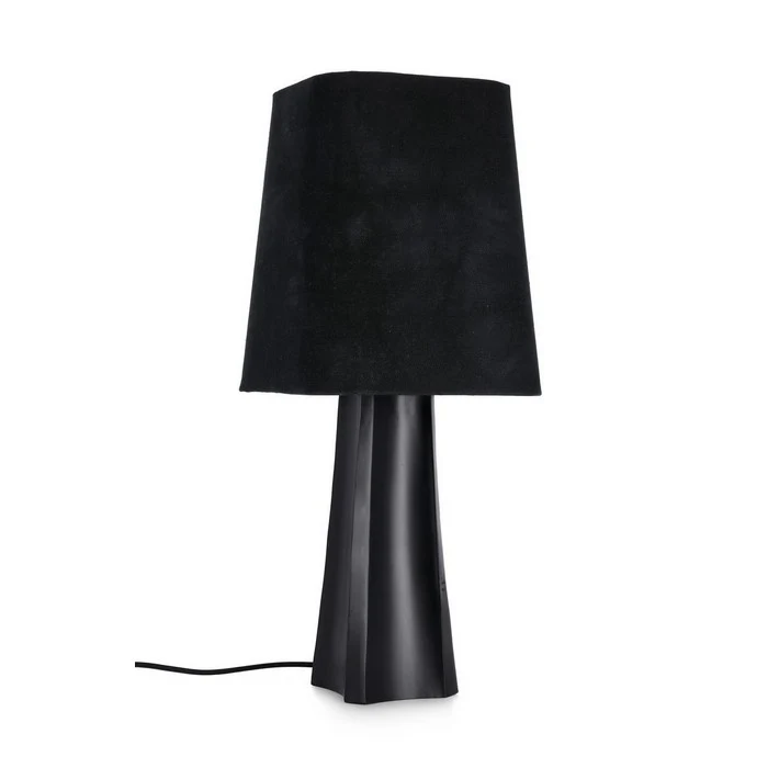 Lampada da tavolo nera 61 cm - Tripura