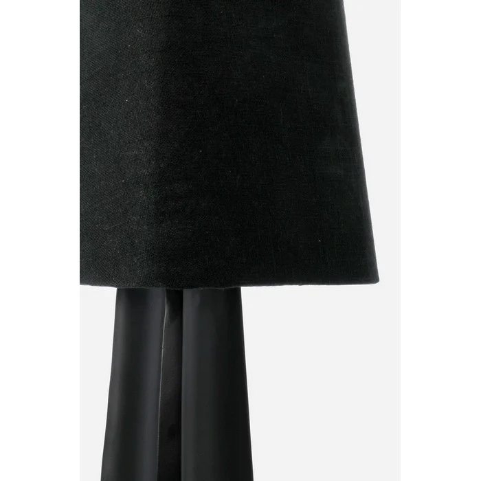 Lampada da tavolo nera 61 cm - Tripura