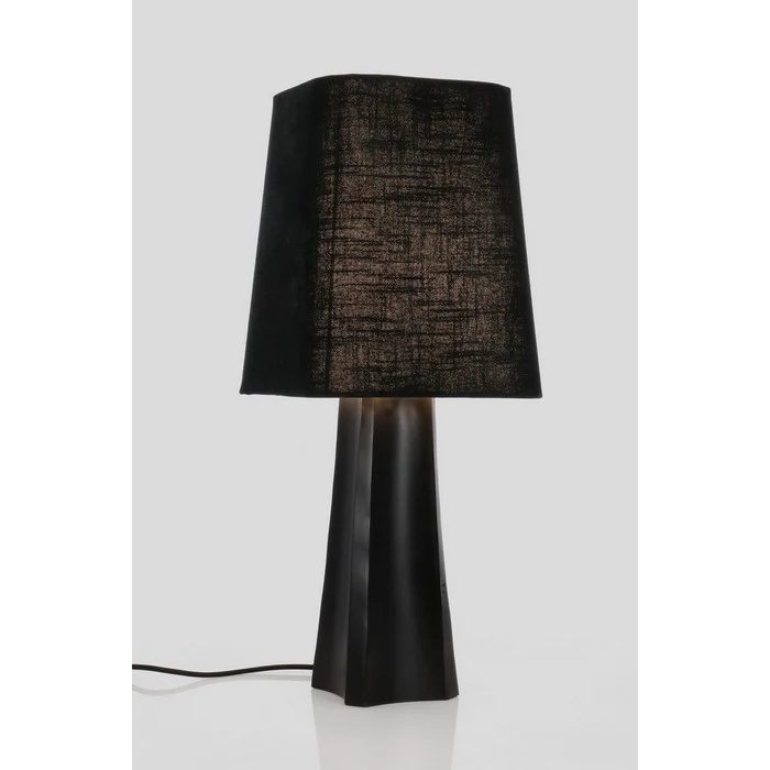 Lampada da tavolo nera 61 cm - Tripura