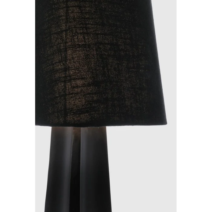 Lampada da tavolo nera 61 cm - Tripura