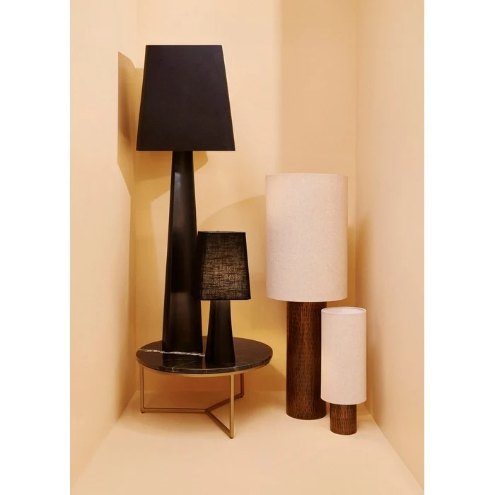 Lampada da tavolo nera 61 cm - Tripura