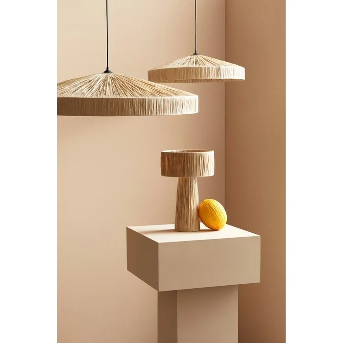 Lampadario a sospensione in rafia - Kanda