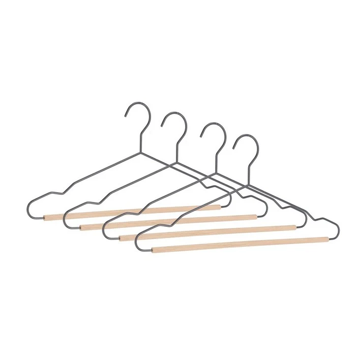 Set 4 grucce in metallo e legno - Pastel