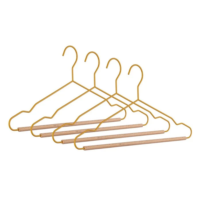 Set 4 grucce in metallo e legno - Pastel