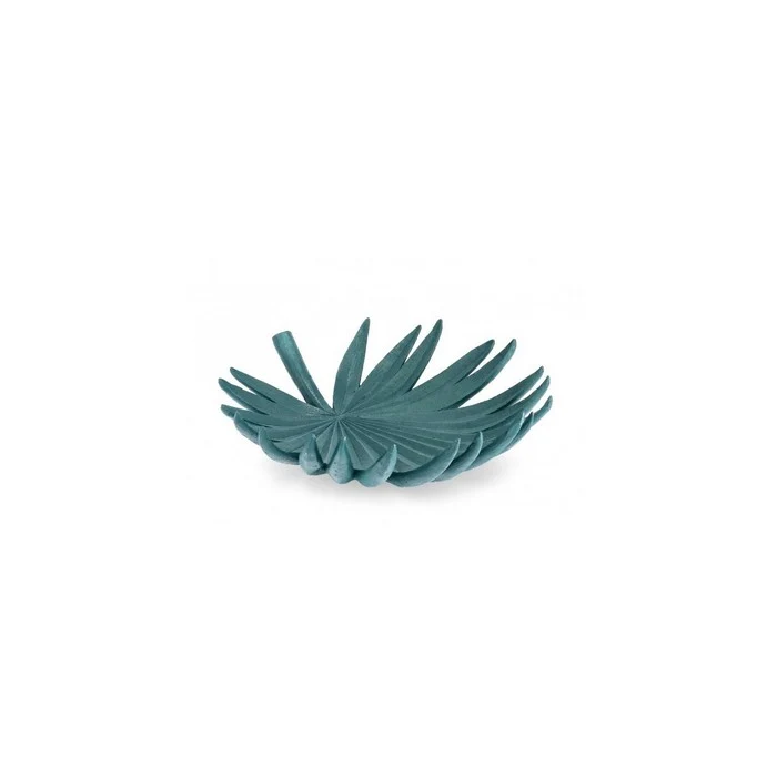 Centrotavola foglia verde 40x36 cm - Palong