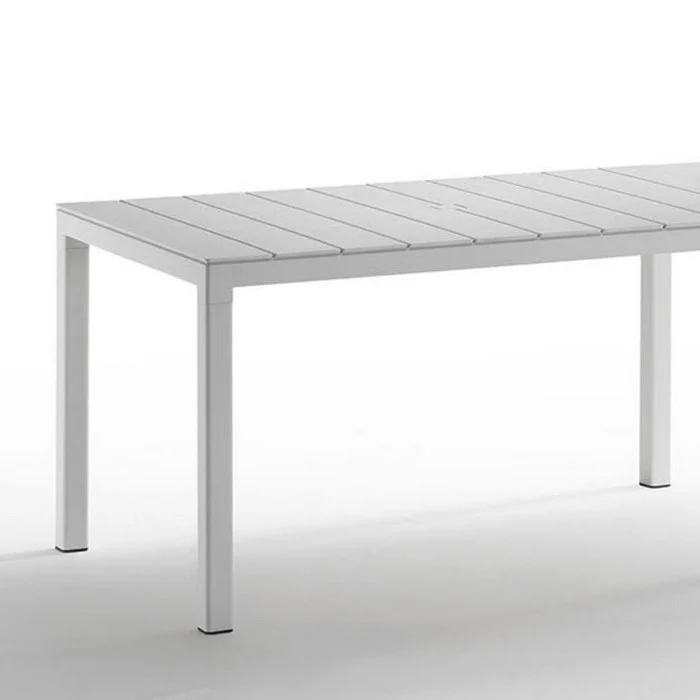 Tavolo da giardino in polipropilene con doghe 2 configurazioni - King Double