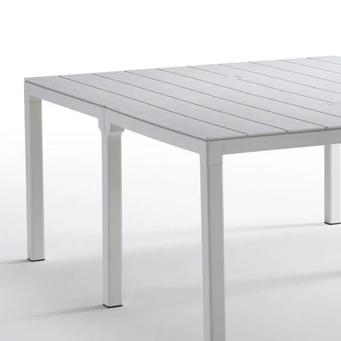 Tavolo da giardino in polipropilene con doghe 2 configurazioni - King Double