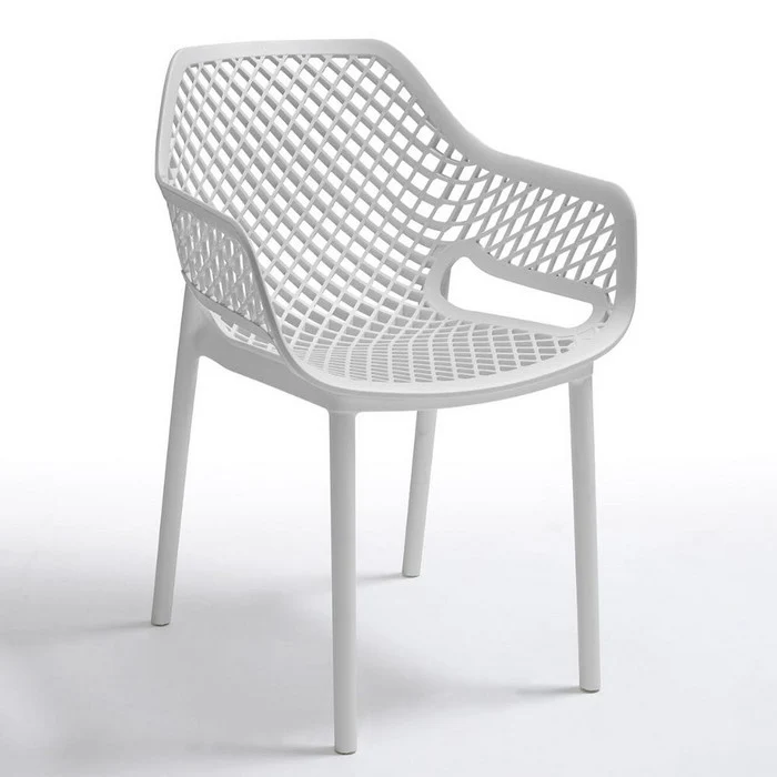 Poltrona ergonomica impilabile in polipropilene - Kyara