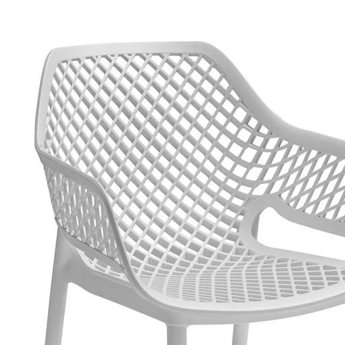 Poltrona ergonomica impilabile in polipropilene - Kyara
