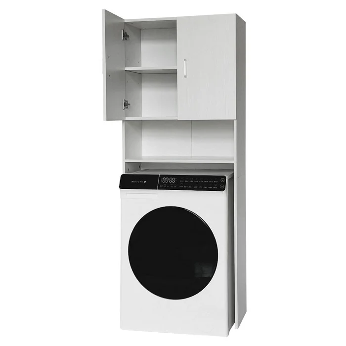 Mobile per lavatrice con ante e ripiano in mdf - Dover