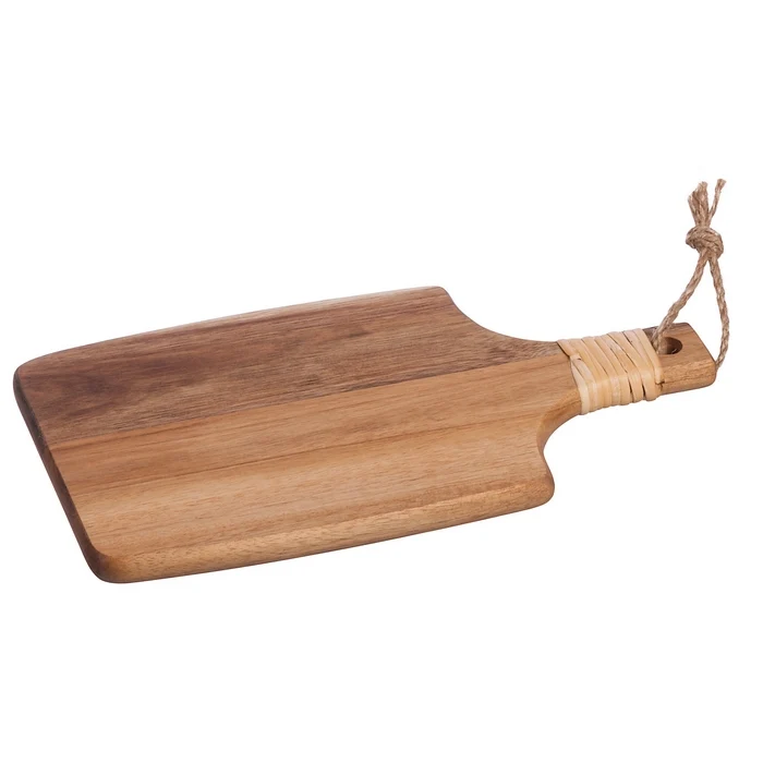 Tagliere con manico in acacia